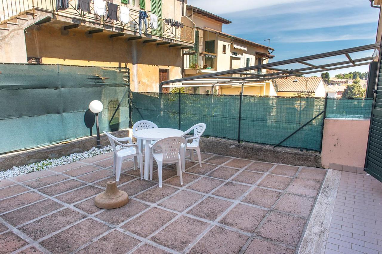S130 - Sirolo, Deliziosa Villetta Con Terrazzo Bagian luar foto